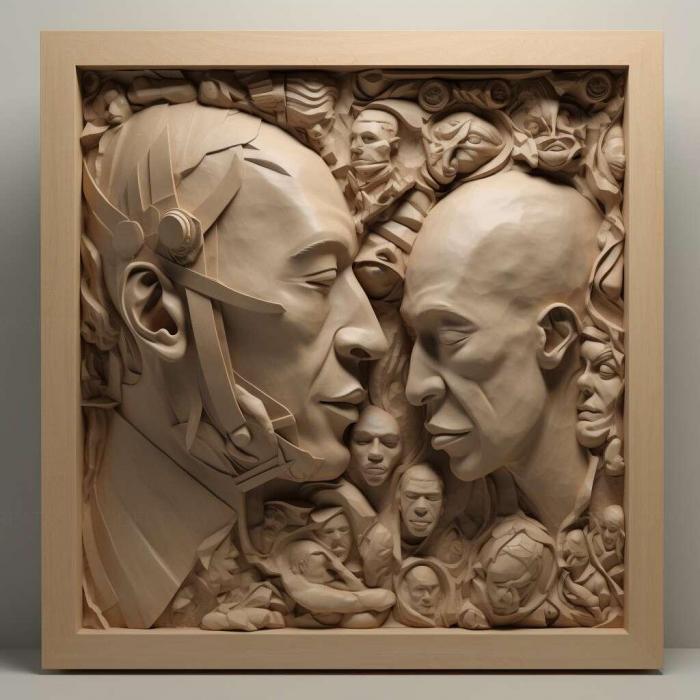 نموذج ثلاثي الأبعاد لآلة CNC 3D Art 